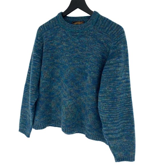 VTG EDDIE BAUER 100% Shetland Wool Sweater - Picture 3 of 16